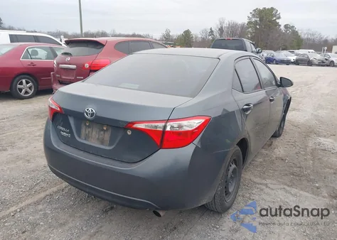 2016 Toyota Corolla L из США, поврежденный, VIN 2T1BURHE6GC715284